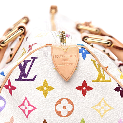 Louis Vuitton Monogram Multicolor Speedy 30 White 8 of 12