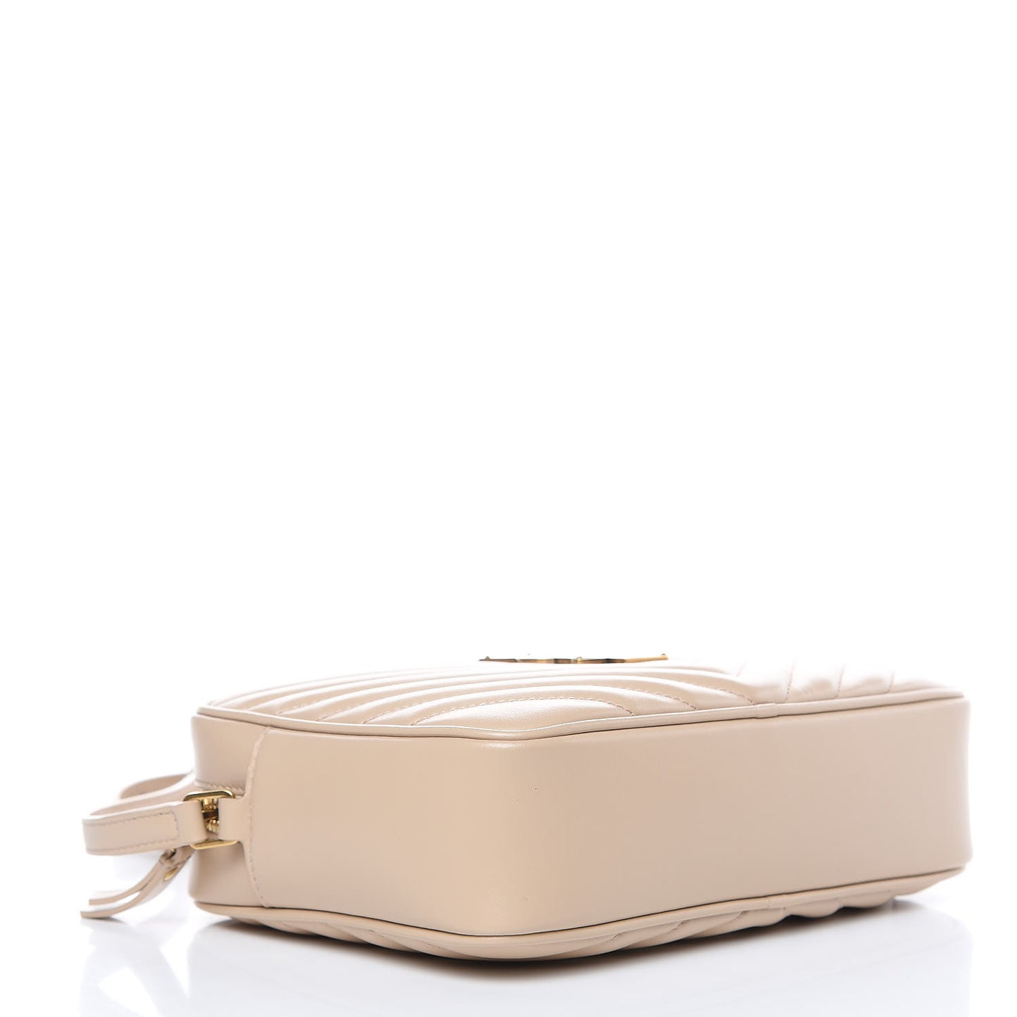 Calfskin Matelasse Monogram Lou Camera Bag Nude Powder
