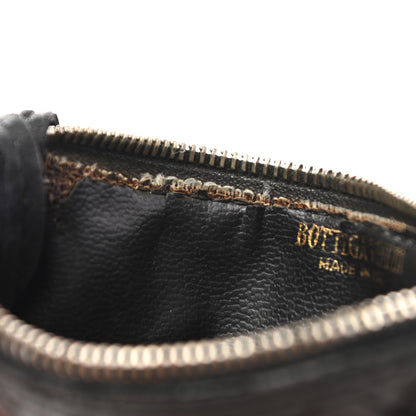 Bottega Veneta Nappa Intrecciato Zip Around Coin Purse Black 7 of 8