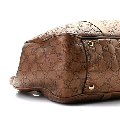 Gucci Metallic Guccissima Large GG Twins Tote Bronze 14 of 21