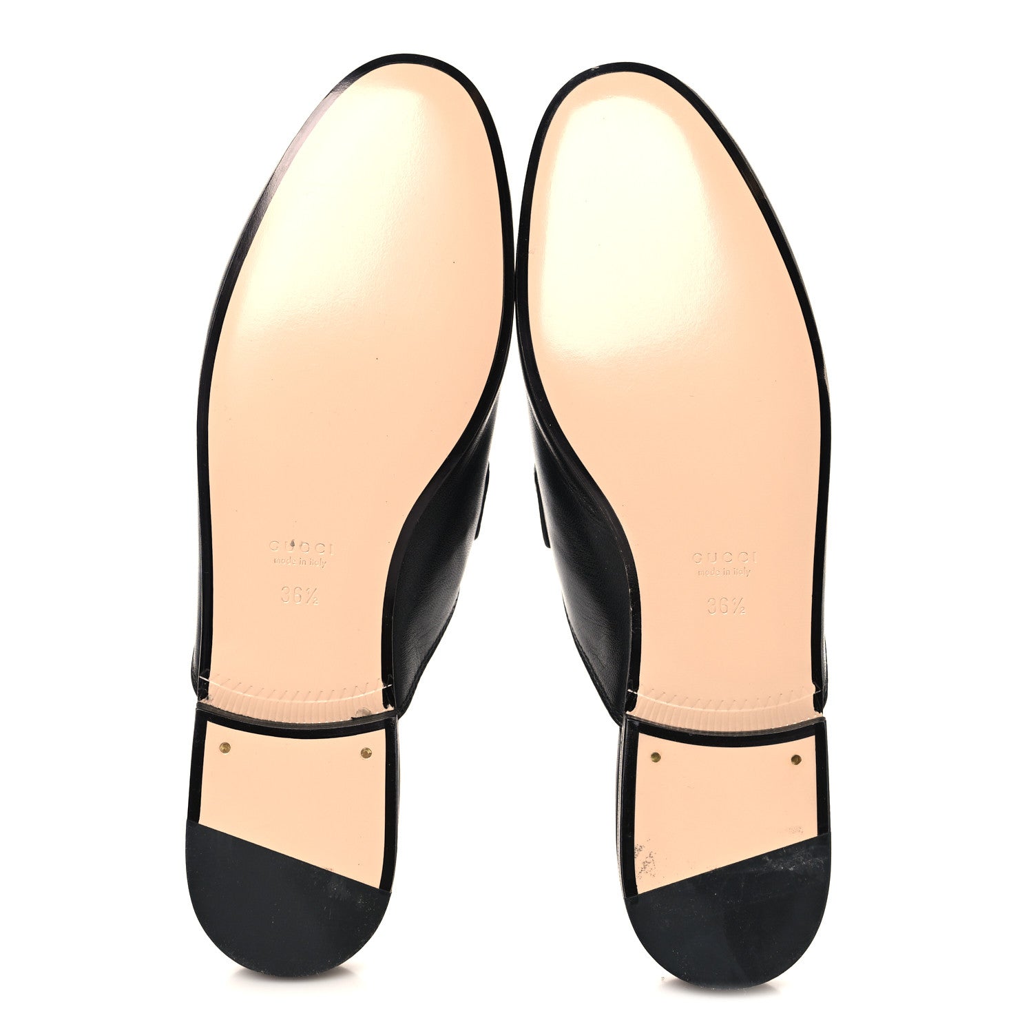 Gucci Malaga Kid Web Womens Princetown Slippers 36.5 Black 6 of 9