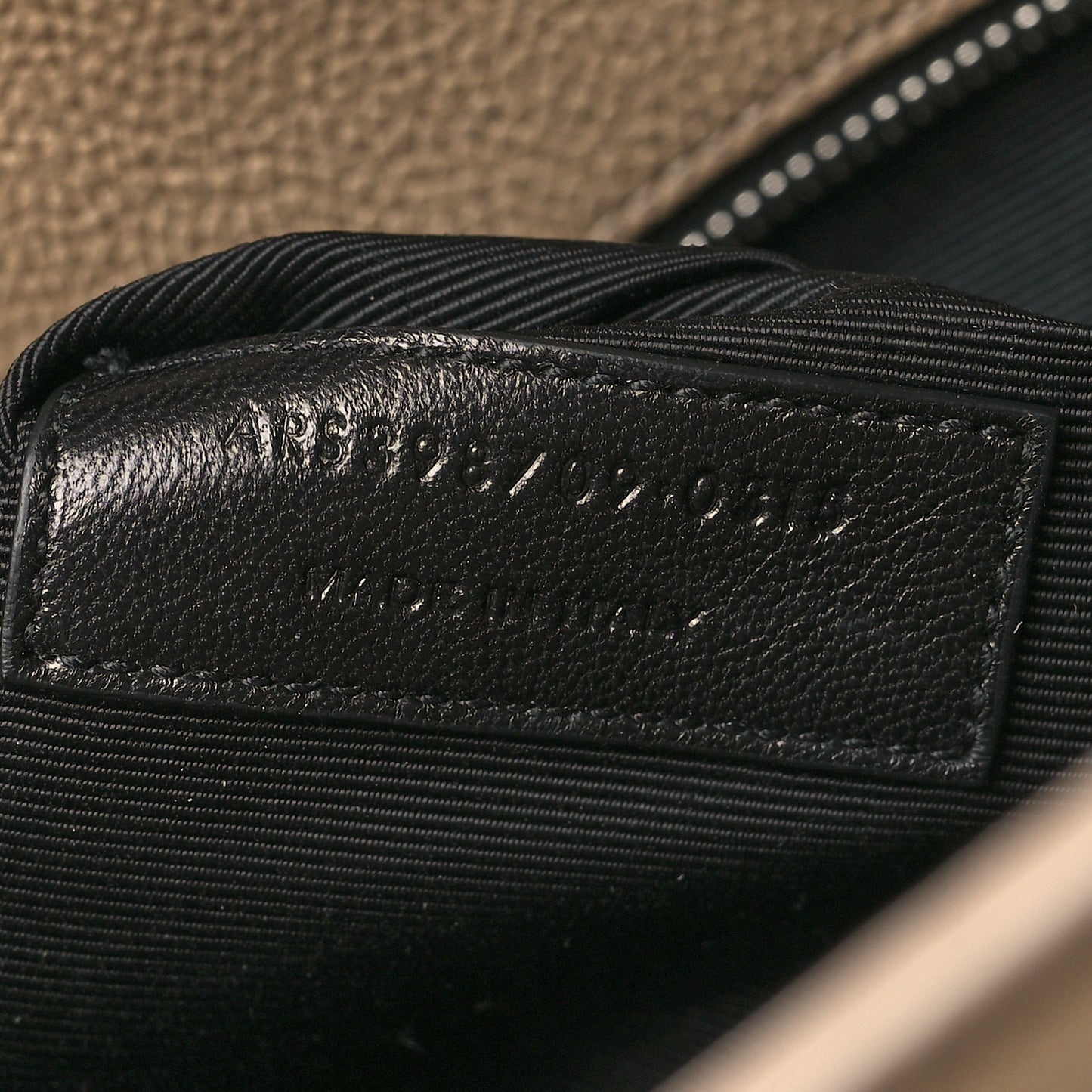 Grained Calfskin Small Sac De Jour Nude Powder