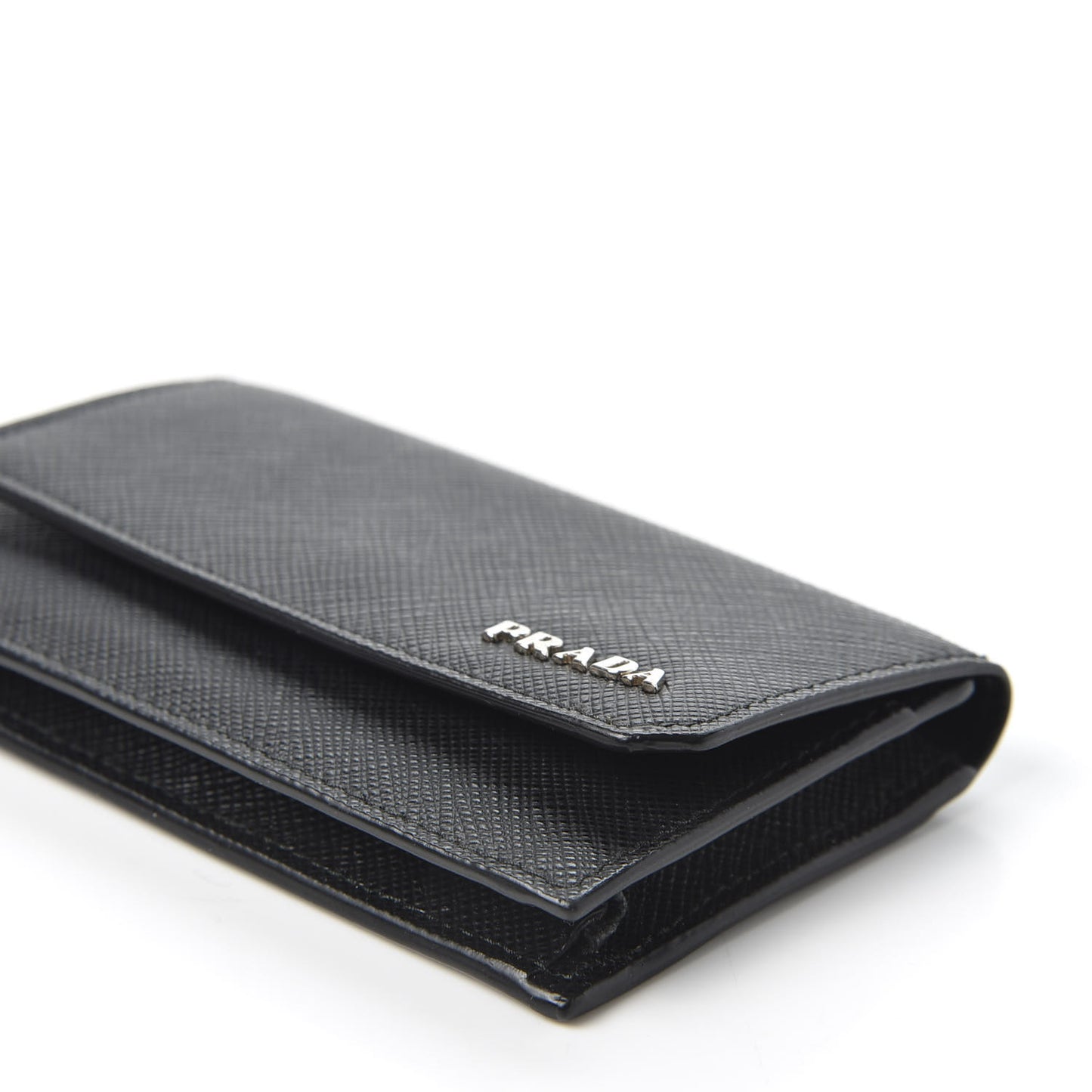Saffiano Card Holder Black