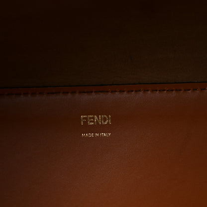 Fendi Vitello King Plexiglass Large Fendi Sunshine Shopper Tote Cuoio 6 of 9