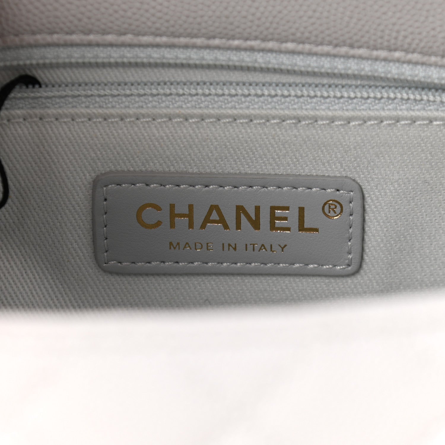 Chanel Caviar Quilted Mini Coco Handle Flap Light Grey 8 of 10