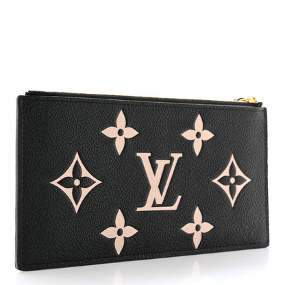 Louis Vuitton Empreinte Monogram Giant Crafty Pochette Felicie Zippered Insert Black 3 of 7