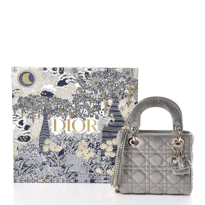 Christian Dior Velvet Mini Lady Dior Gray 11 of 11