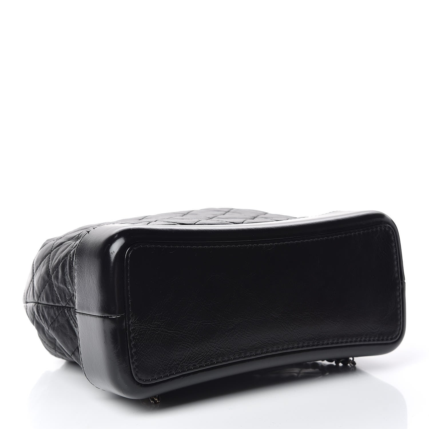 Chanel Aged Calfskin Quilted Gabrielle Backpack Black 4 of 9