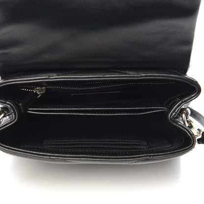 Saint Laurent Calfskin Y Quilted Monogram Toy Loulou Crossbody Bag Black 5 of 10
