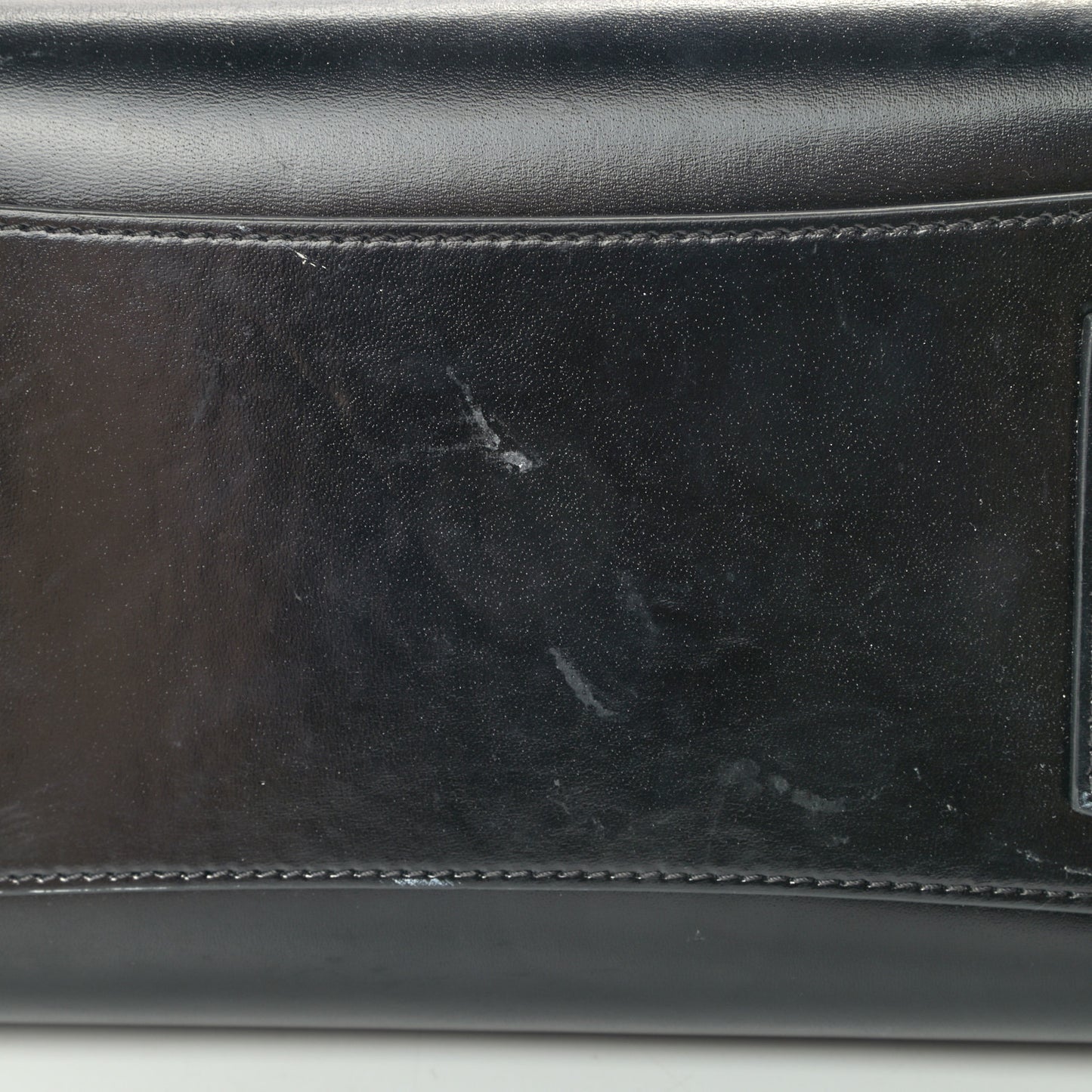Shiny Lord Calfskin Small Antigona Black