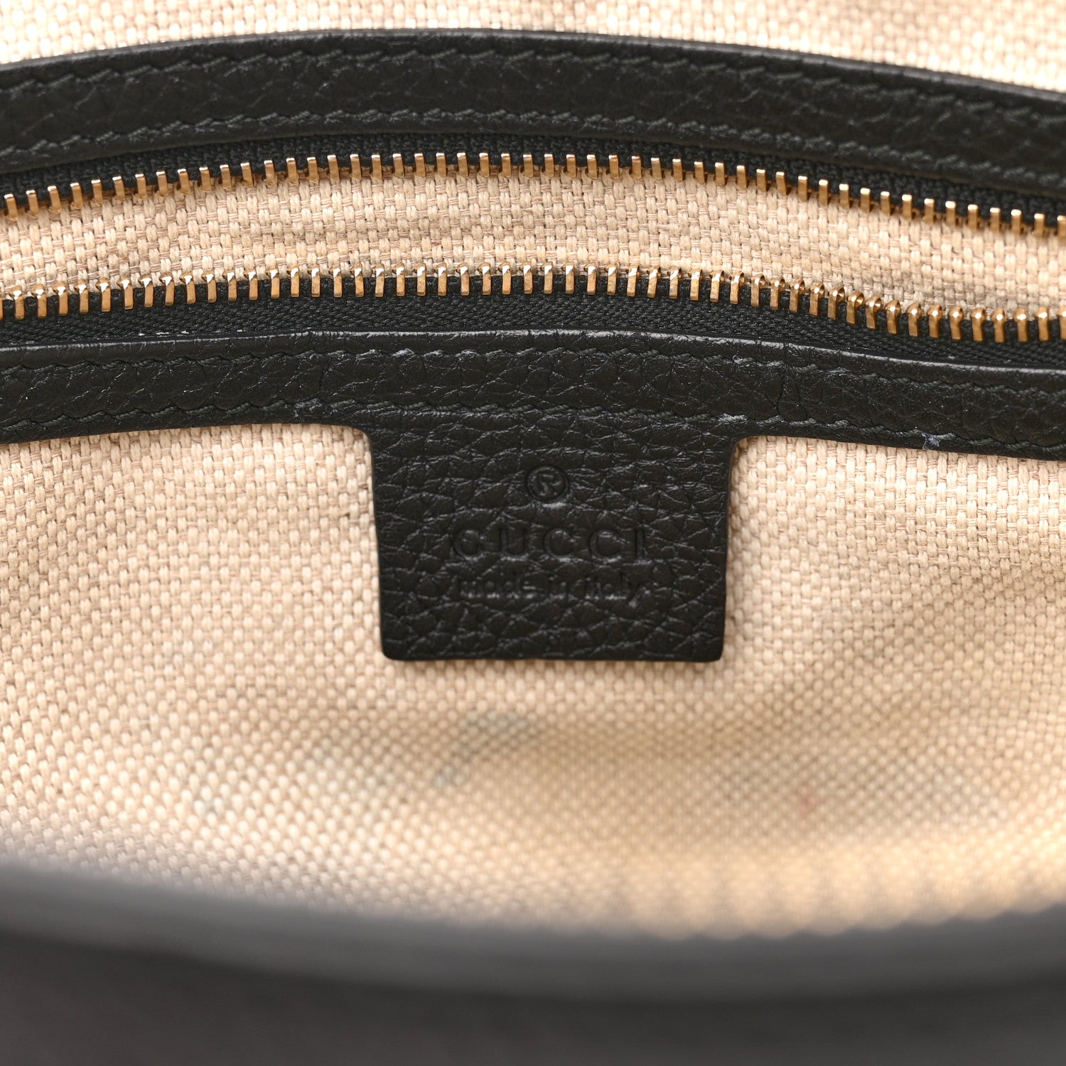 Gucci Pebbled Calfskin Small Soho Top Handle Bag Black 6 of 24