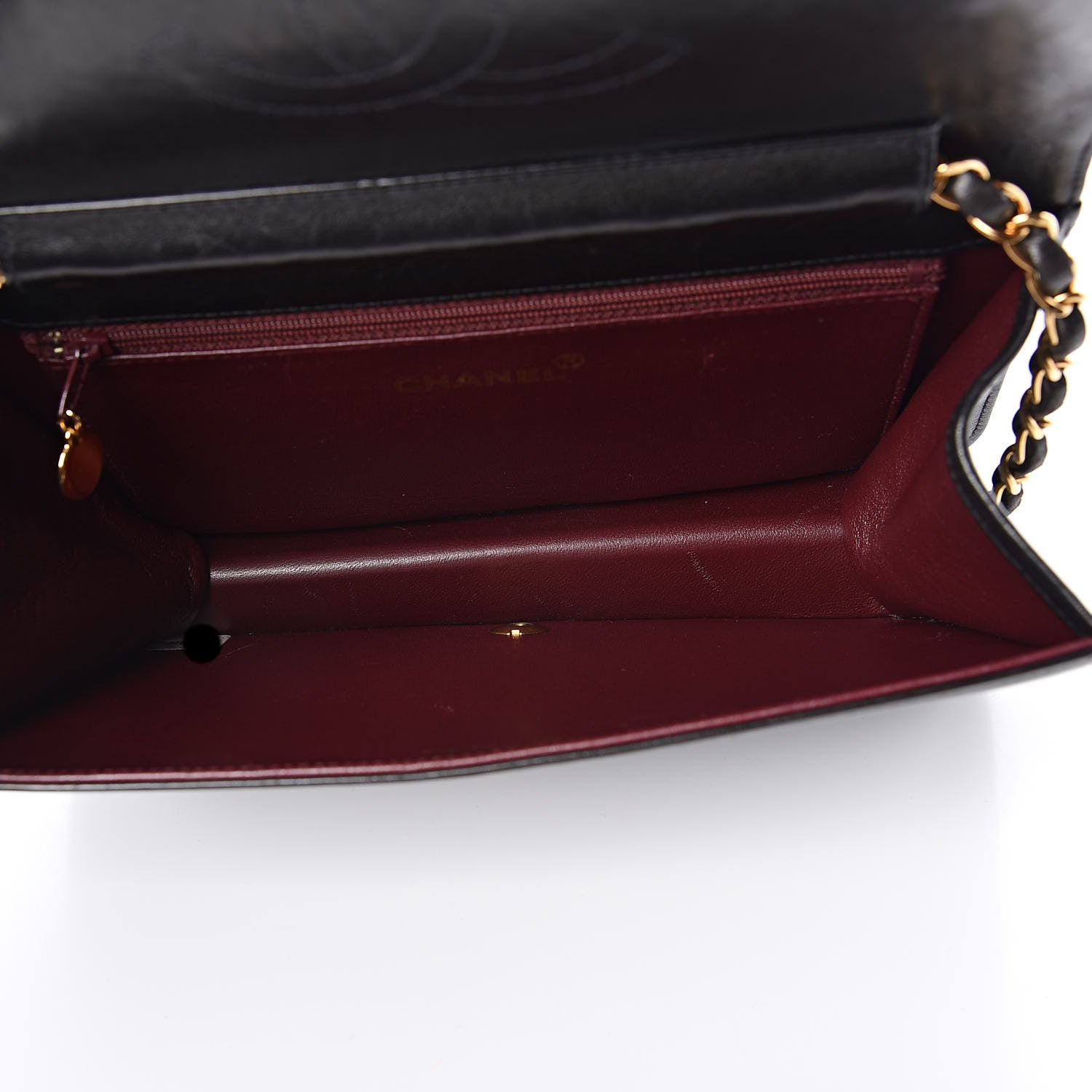 Chanel Lambskin Quilted Small Single Flap Bag Black 5 of 14