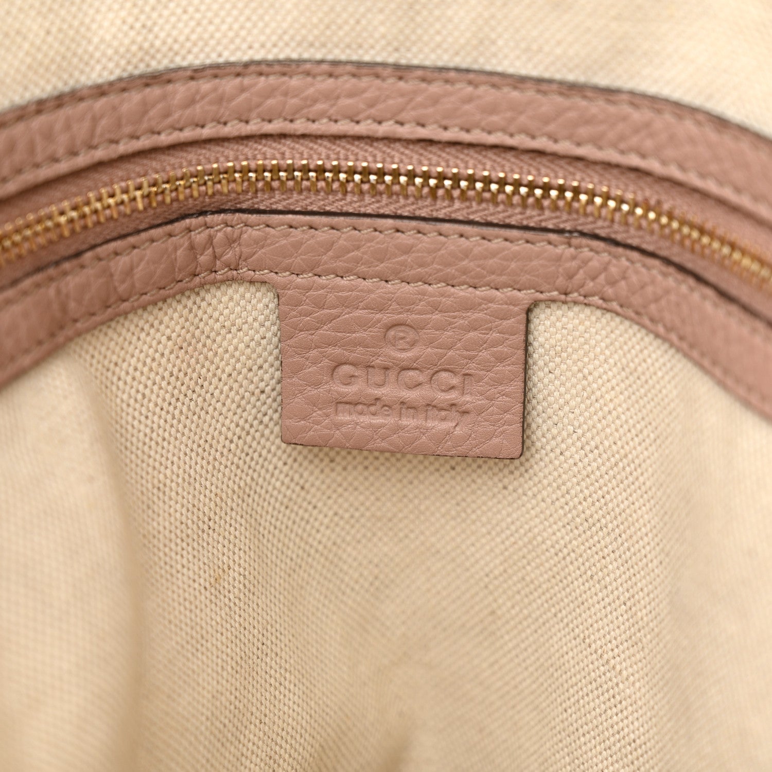 Gucci Pebbled Calfskin Medium Bree Shoulder Bag Pink 6 of 18