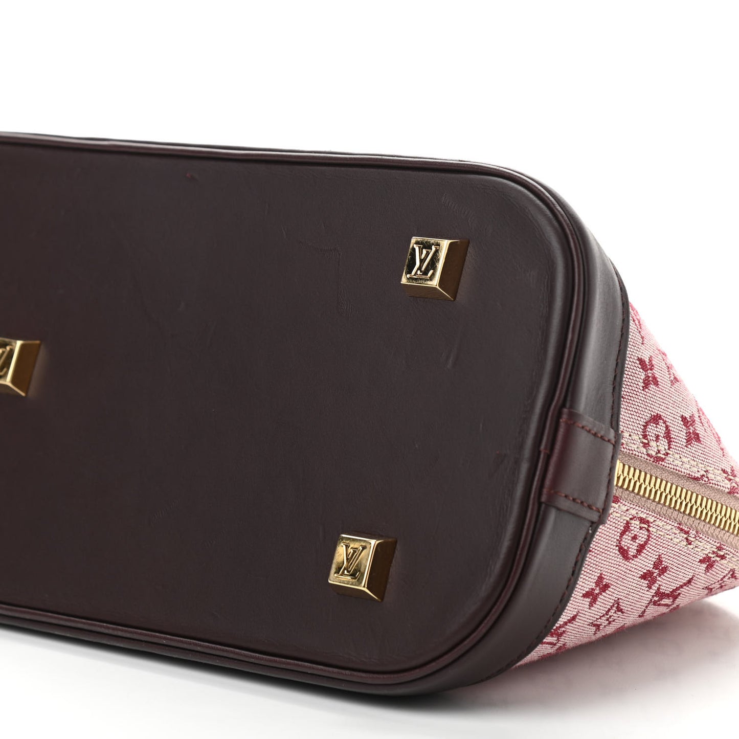 Mini Monogram Alma Long Cherry