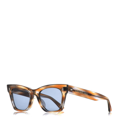 Celine Acetate Cat Eye Sunglasses CL 40052U Havana 1 of 8