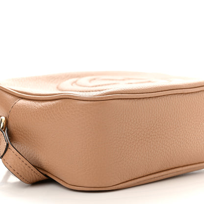 Gucci Pebbled Calfskin Small Soho Disco Bag Camelia 11 of 13