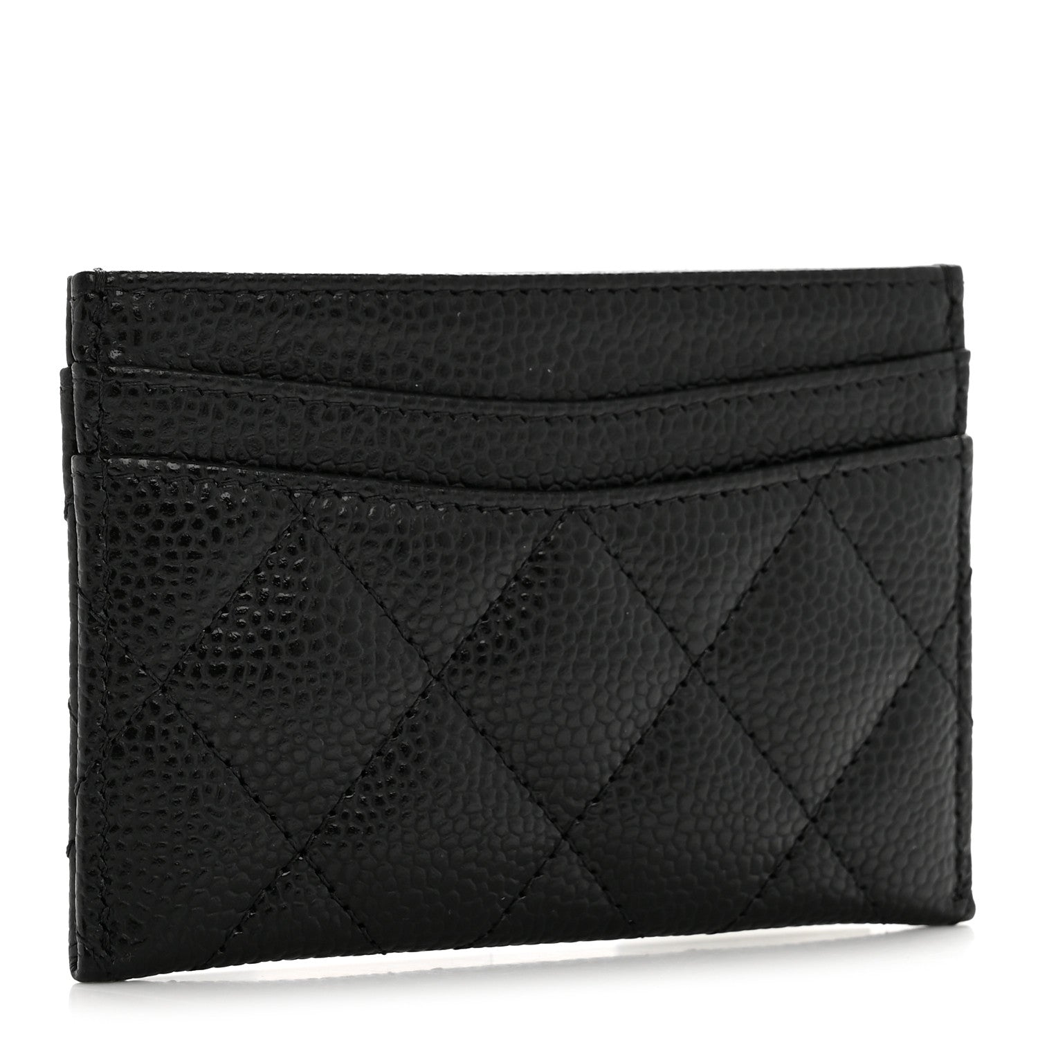 Chanel Caviar Quilted Card Holder Black 3 of 9