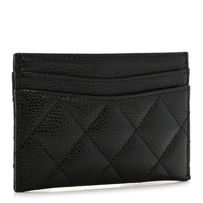 Chanel Caviar Quilted Card Holder Black 3 of 9