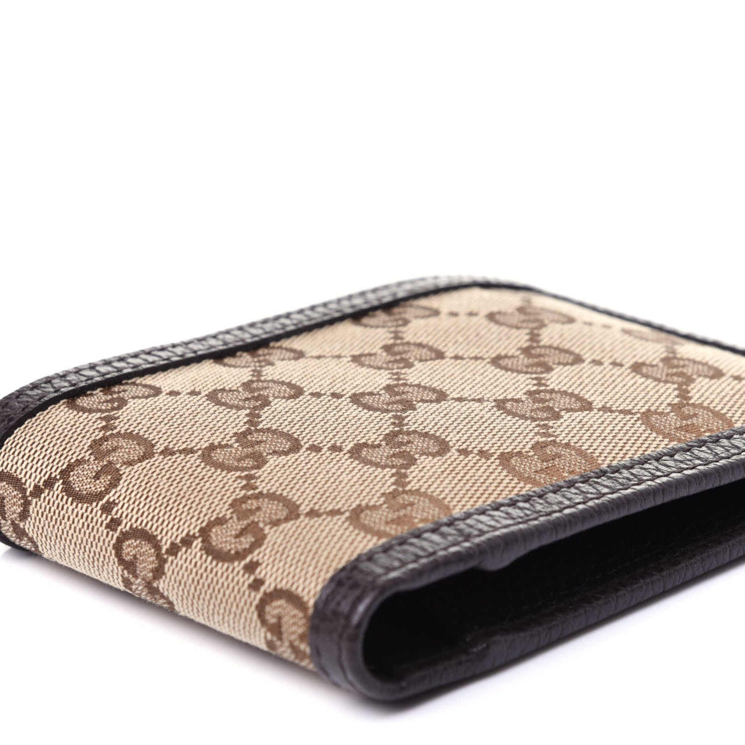 Gucci Monogram Mens Bi-Fold Wallet Brown 7 of 9