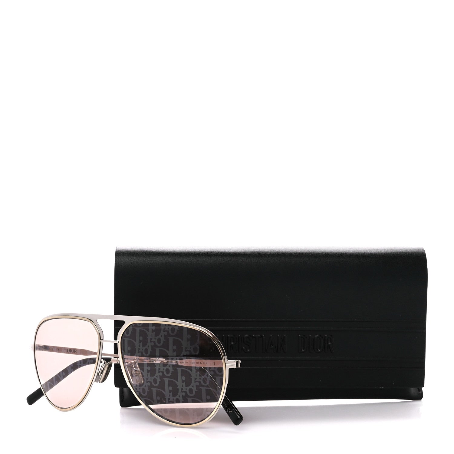 Christian Dior Oblique DiorEssential A2U Aviator Sunglasses Pink Silver 9 of 9
