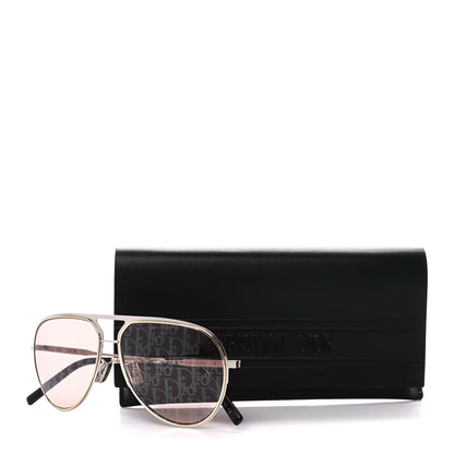 Christian Dior Oblique DiorEssential A2U Aviator Sunglasses Pink Silver 9 of 9