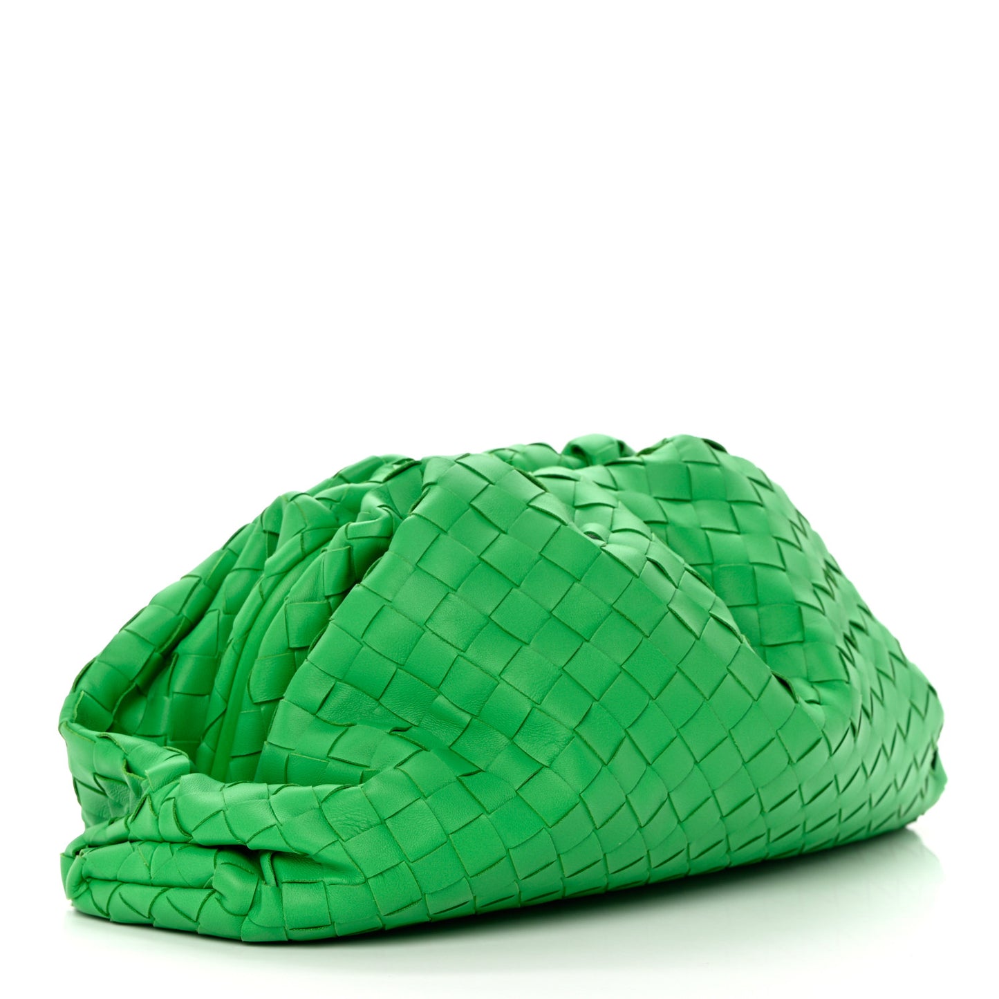 Nappa Maxi Intrecciato The Pouch Oversized Clutch Parakeet
