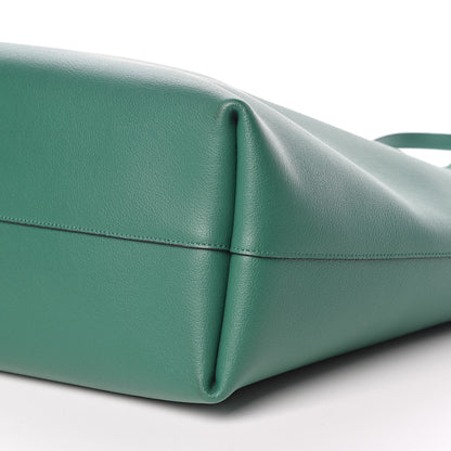 Saint Laurent Calfskin Large Shopping Tote Emerald Green 10 of 10