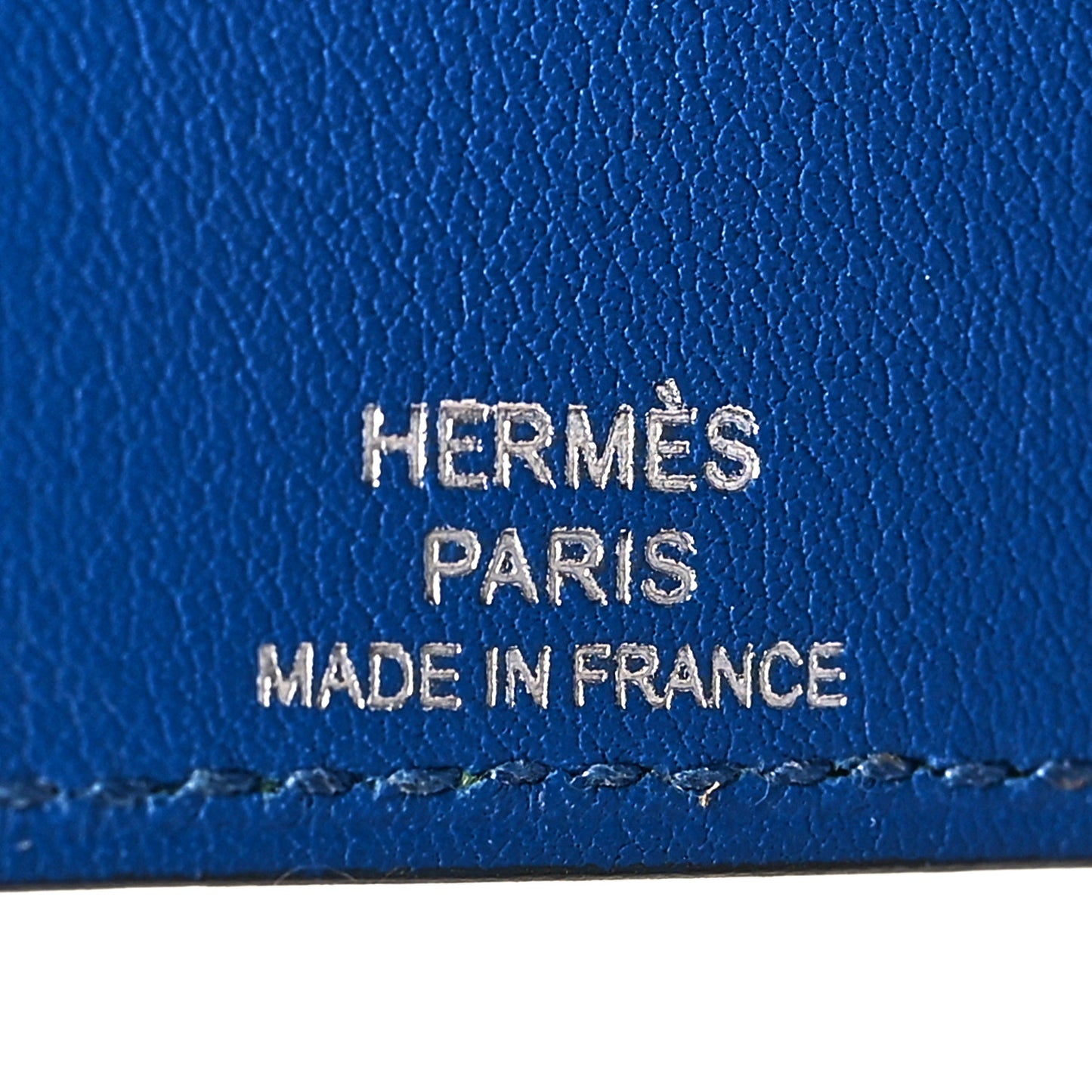 Evercolor Swift Verso Ulysse Nano Bag Charm Vert Criquet Bleu France