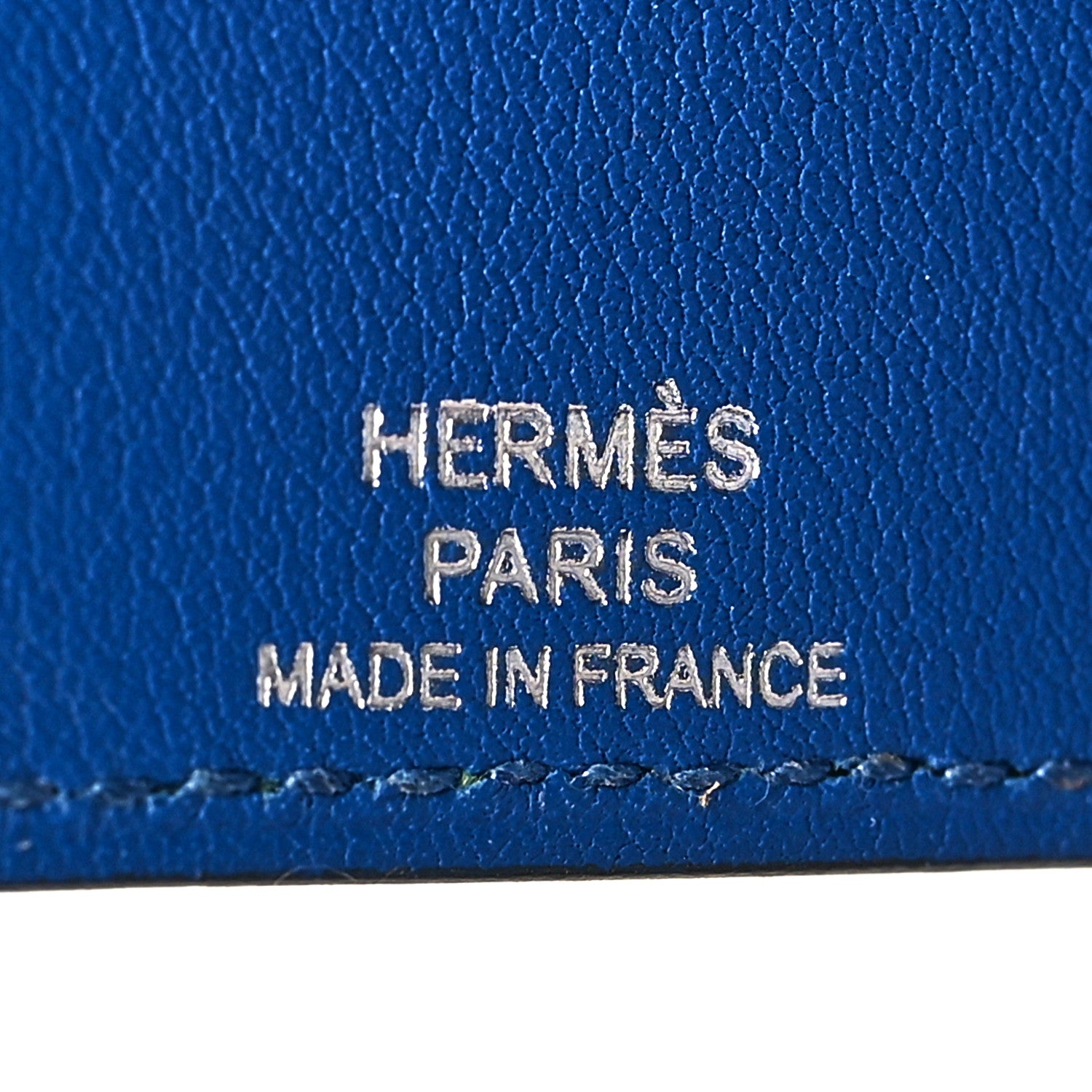Hermes Evercolor Swift Verso Ulysse Nano Bag Charm Vert Criquet Bleu France 4 of 5