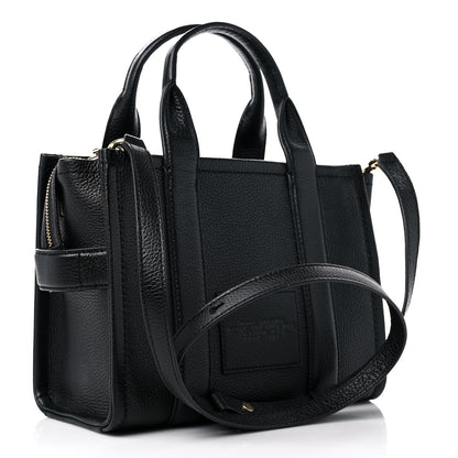 Marc Jacobs Grained Calfskin Small The Tote Bag Black 3 of 10