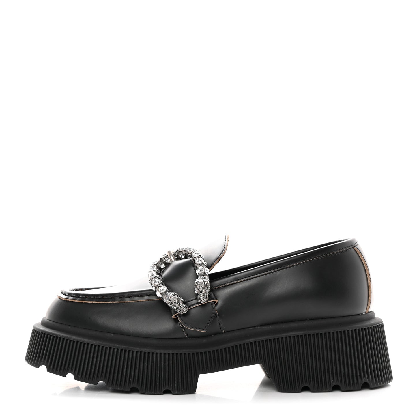 Cordovan Lux Dionysus Hunder Loafers 36 Black