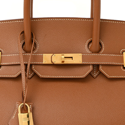 Hermes Courchevel Birkin 35 Gold 8 of 13
