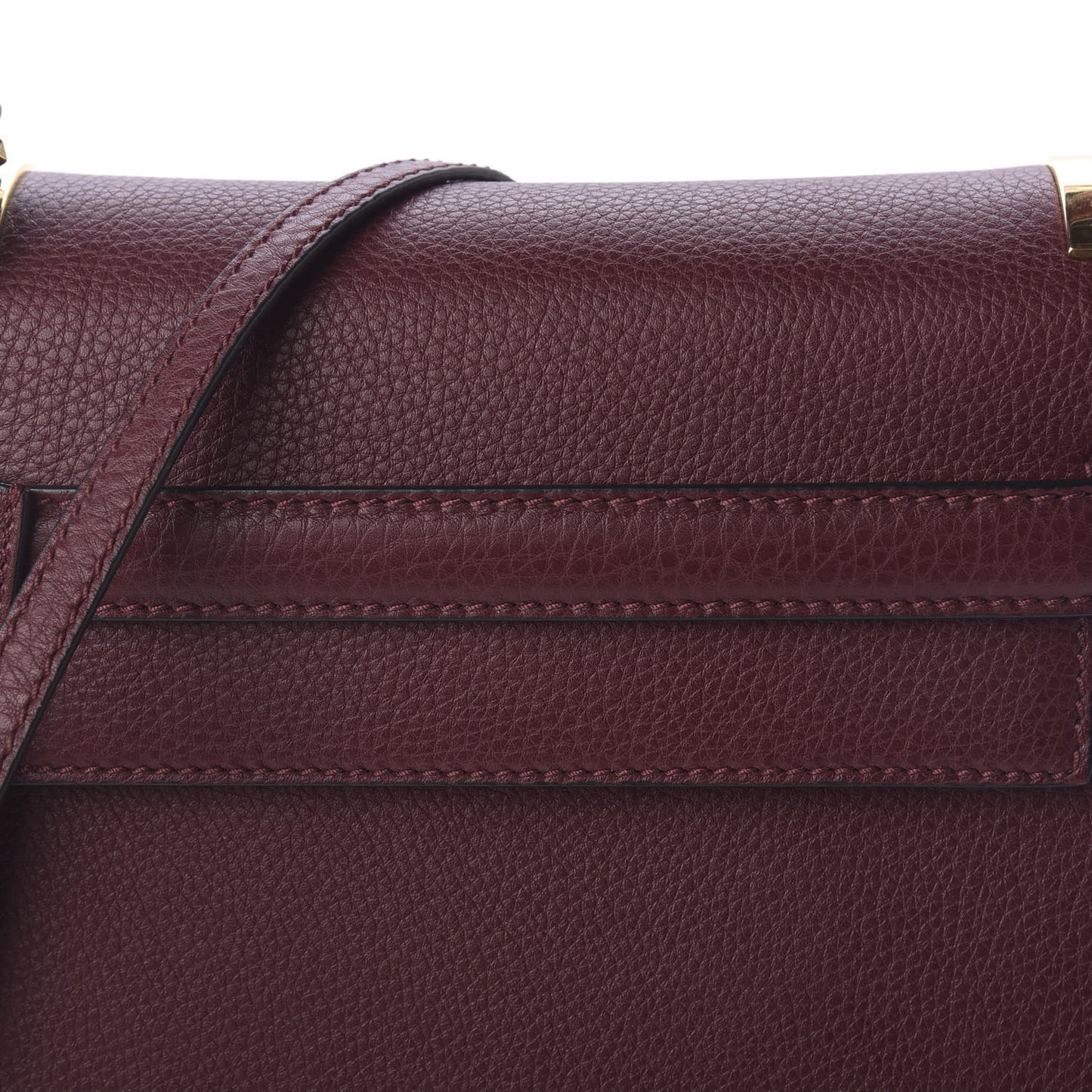 Grainy Calfskin Small My Rockstud Frame Bag Rubin