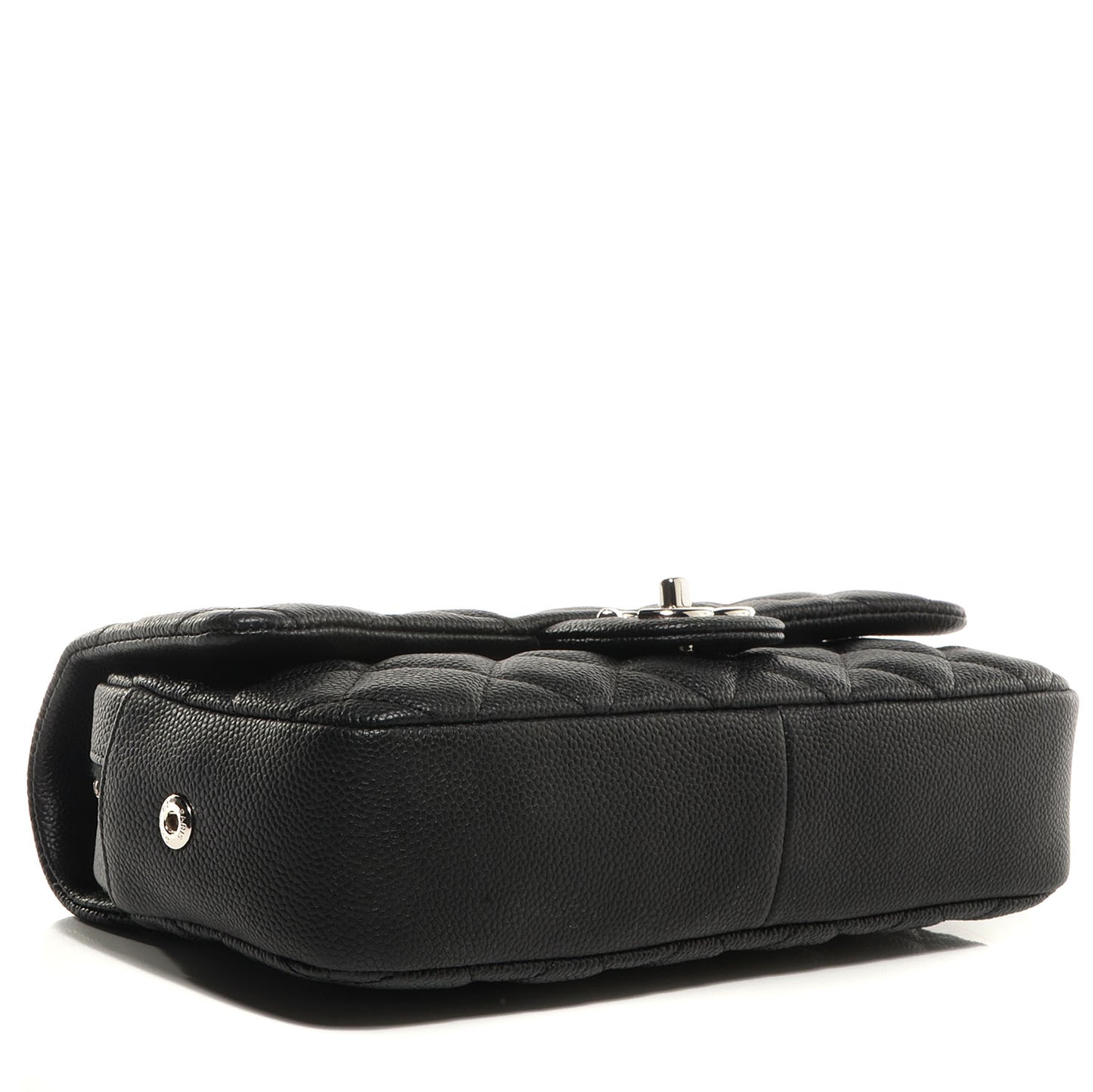 Caviar Quilted Medium Easy Flap Black