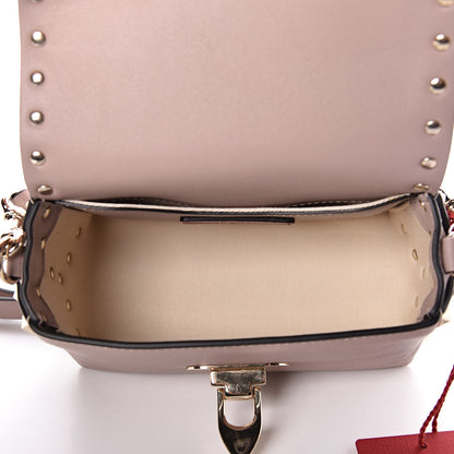 Valentino Garavani Calfskin Mini Rockstud Crossbody Bag Poudre 6 of 10