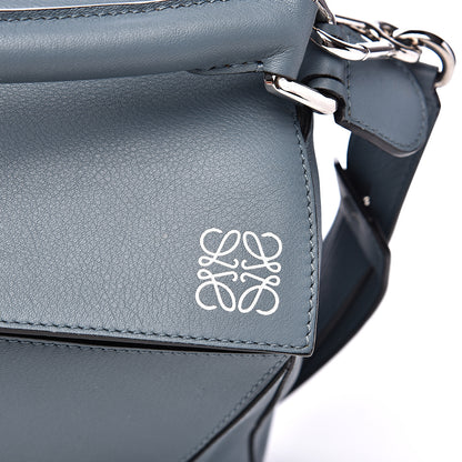 Loewe Calfskin Medium Puzzle Bag Stone Blue 11 of 13