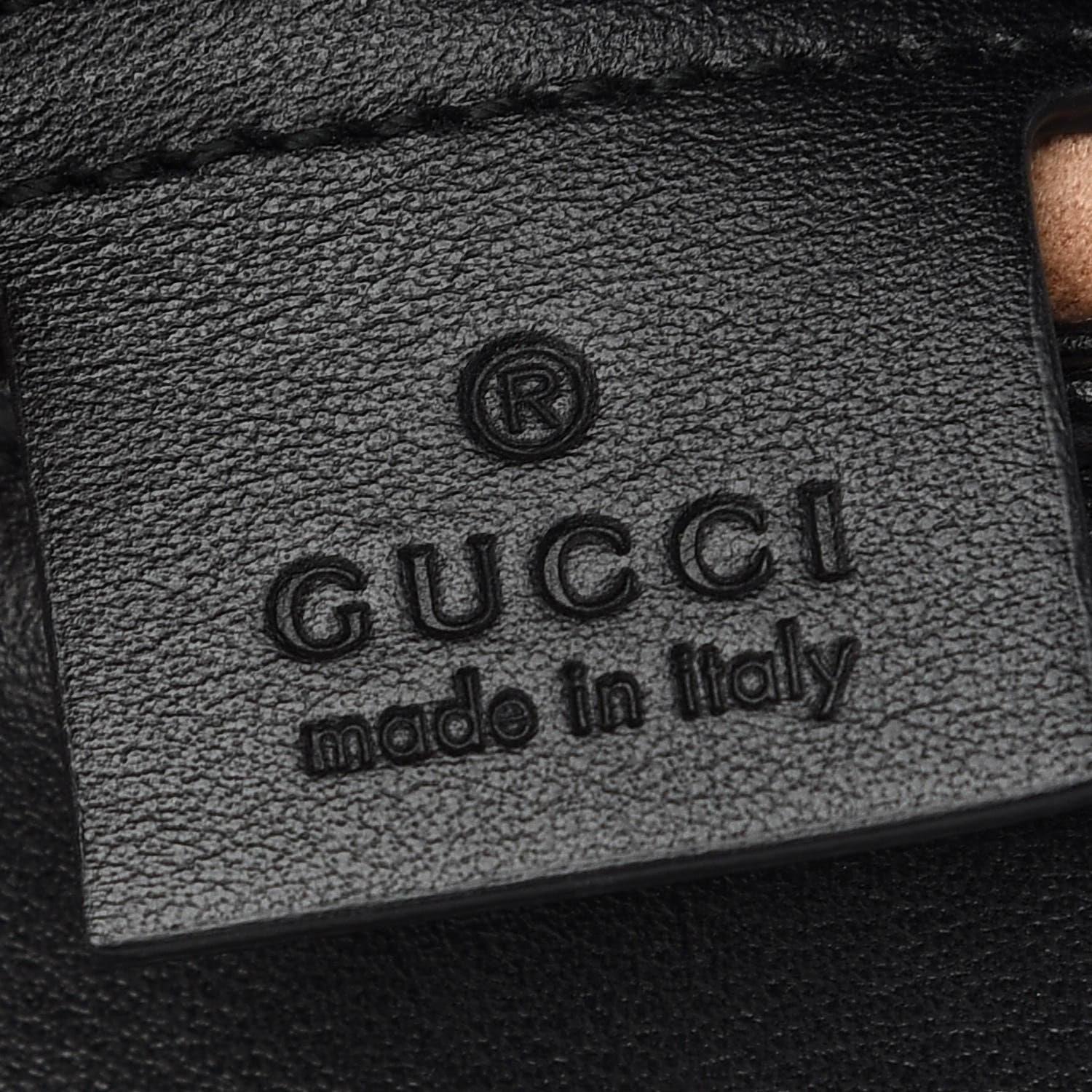 Gucci Calfskin Matelasse Small GG Marmont Shoulder Bag Black 6 of 8