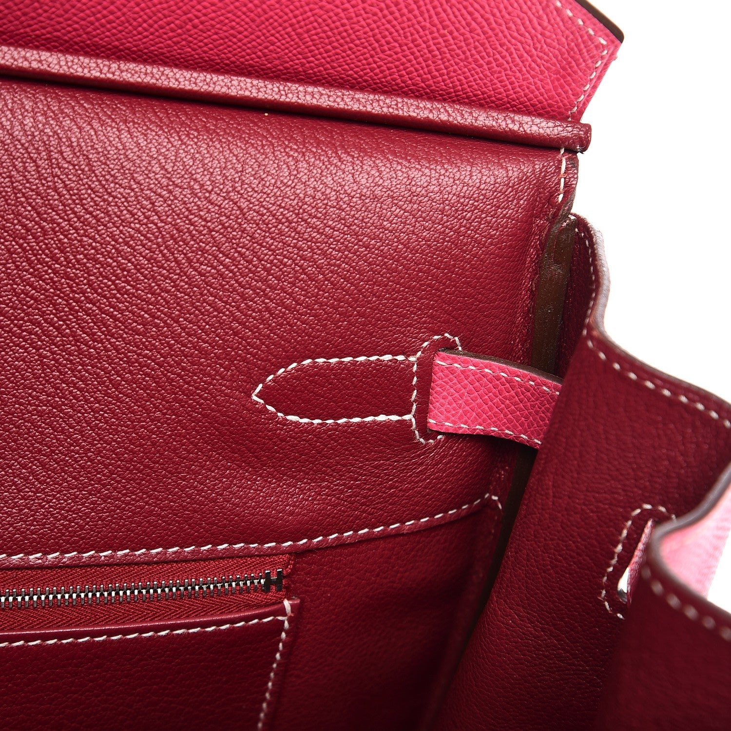 Hermes Epsom Candy Birkin 35 Rose Tyrien Rubis 23 of 41