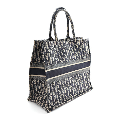 Christian Dior Oblique Large Book Tote Blue Multicolor 2 of 12