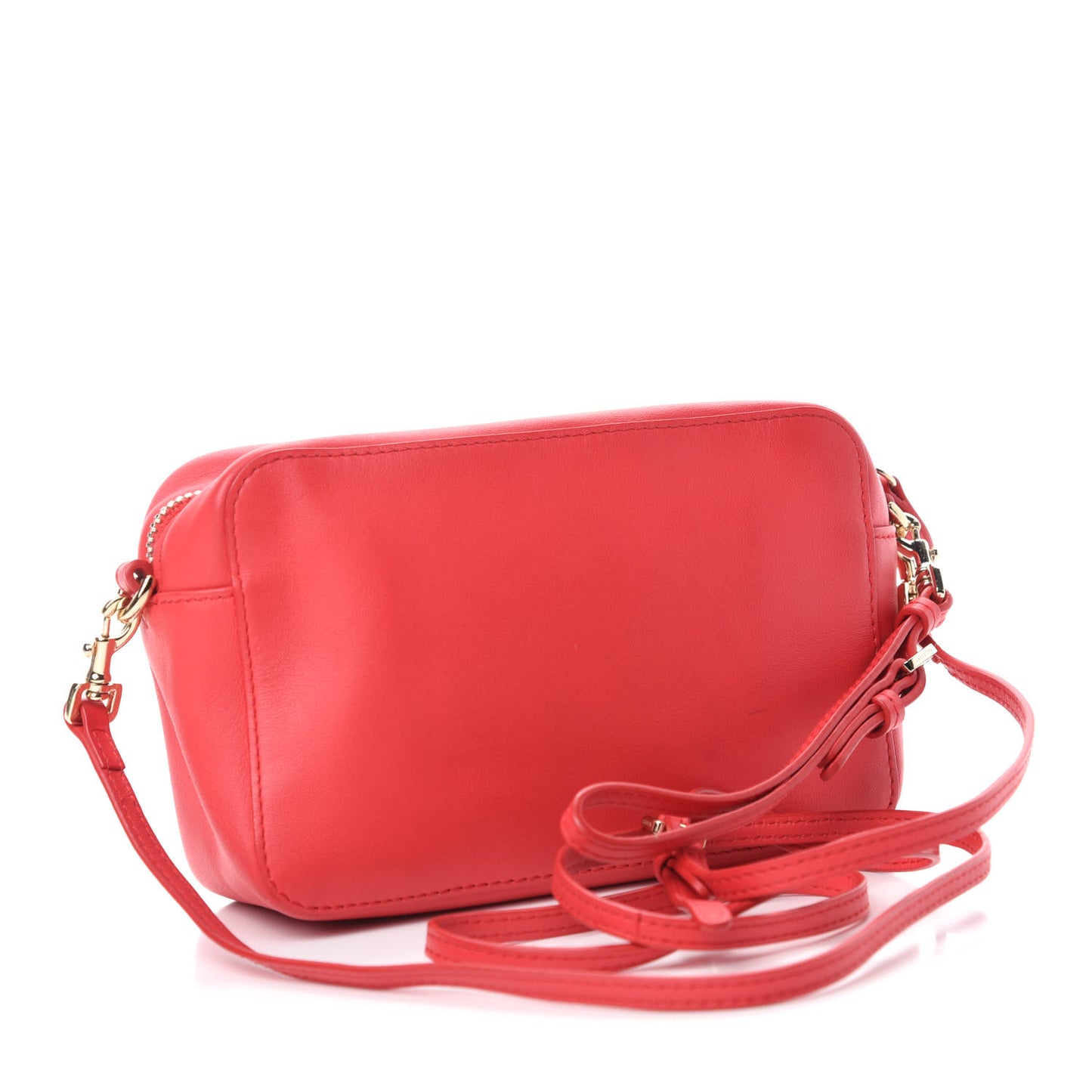 Calfskin Nappa Blossom Pochette With Strap Hibiscus