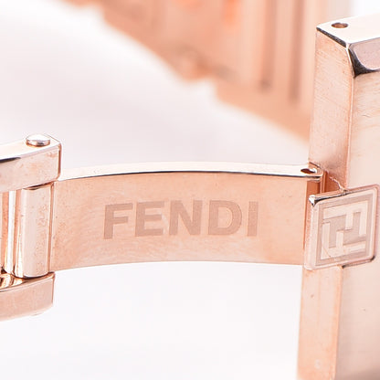 Fendi Stainless Steel 25mm Forever Tank Quartz Watch Rose 7 of 10