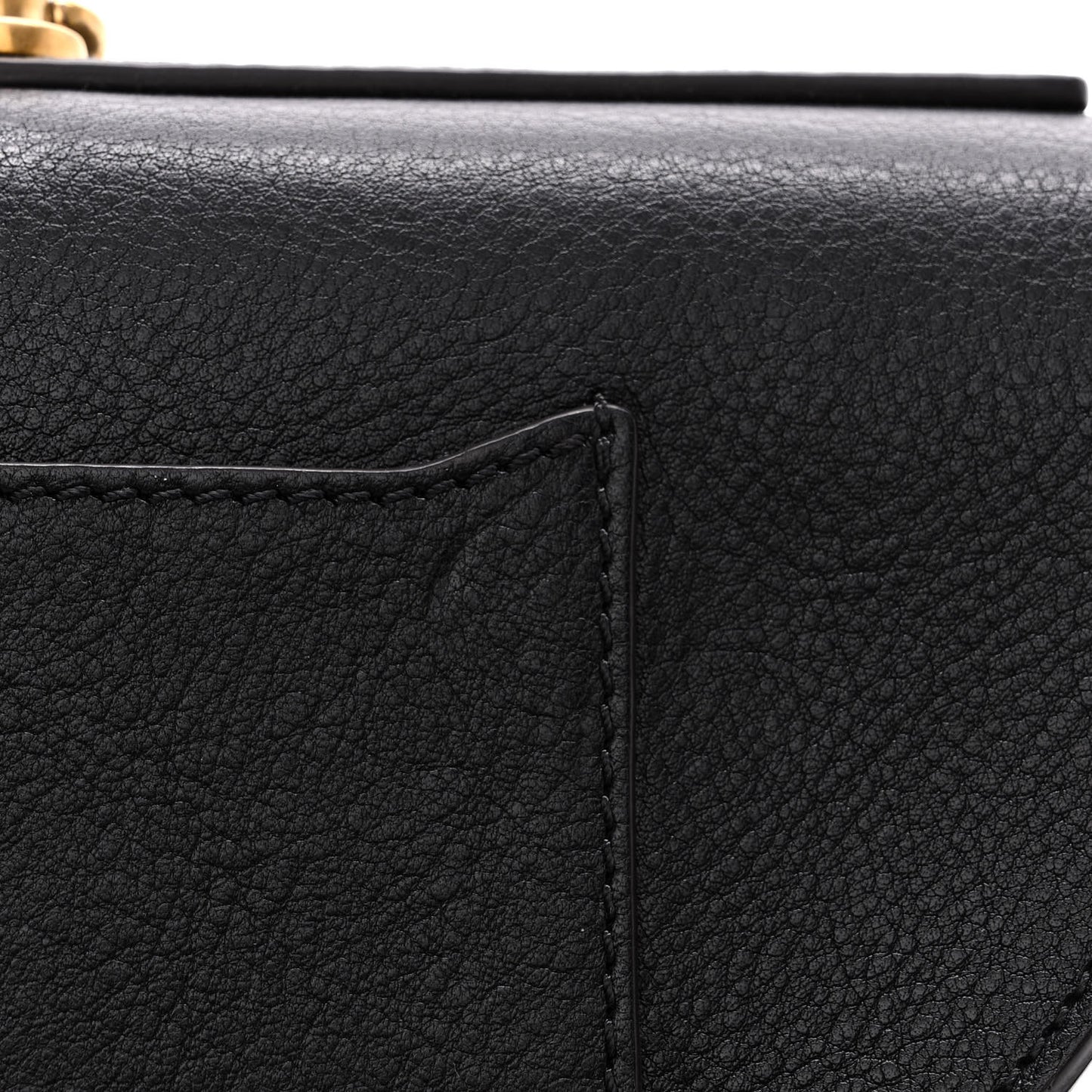Calfskin Small Nile Bracelet Minaudiere Bag Black