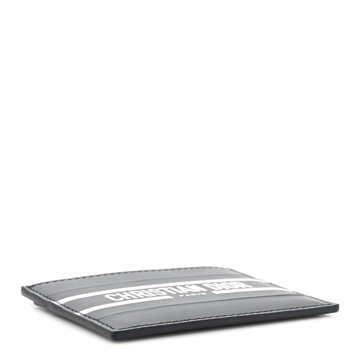 Calfskin Vibe Card Holder Blue White