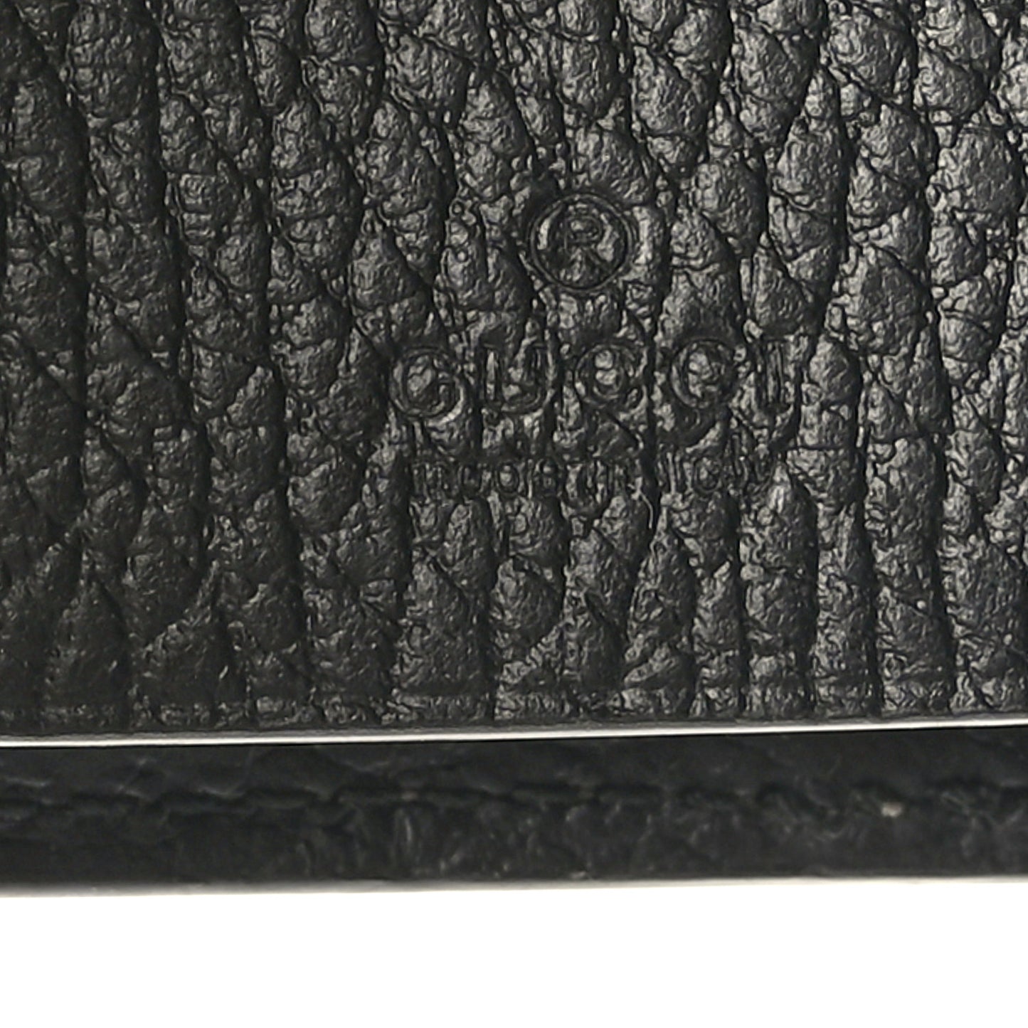 Dollar Calfskin GG Supreme Monogram GG Marmont 6 Key Holder Case Black Beige Ebony