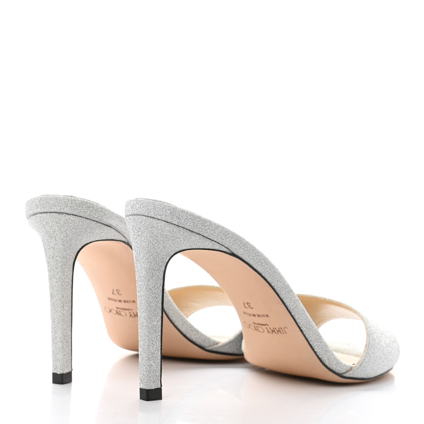 Glitter Stacey 85 Sandals 37 Silver