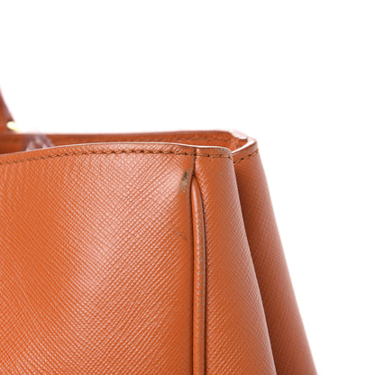 Prada Saffiano Lux Large Tote Papaya 15 of 16