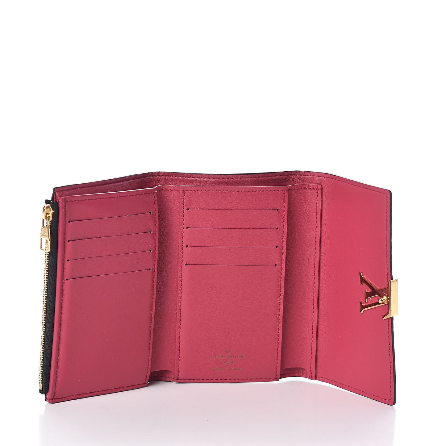 Taurillon Capucines Compact Wallet Black
