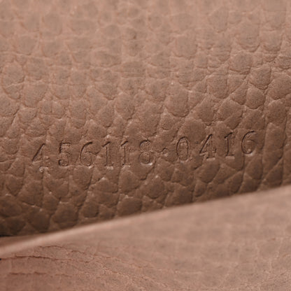 Gucci Dollar Calfskin GG Supreme Monogram GG Marmont 6 Key Holder Case Porcelain Rose Beige Ebony 7 of 9