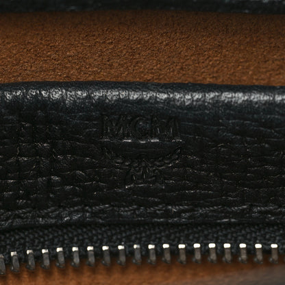 MCM Grained Calfskin Top Handle Crossbody Black 5 of 9