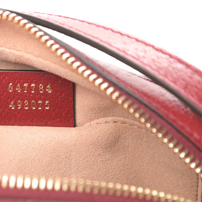 Gucci X DORAEMON Mini Vintage GG Supreme Monogram Camera Bag Beige Cherry Red 7 of 12